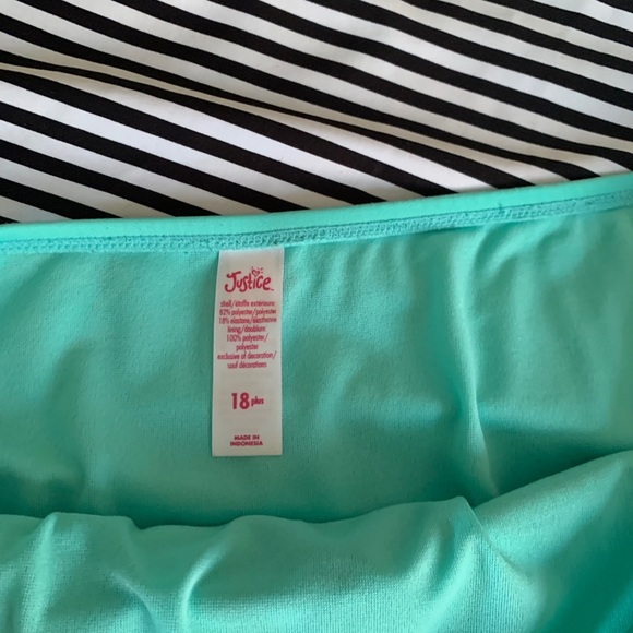 Two piece bathing suit Justice size 18girls - Picture 3 of 4